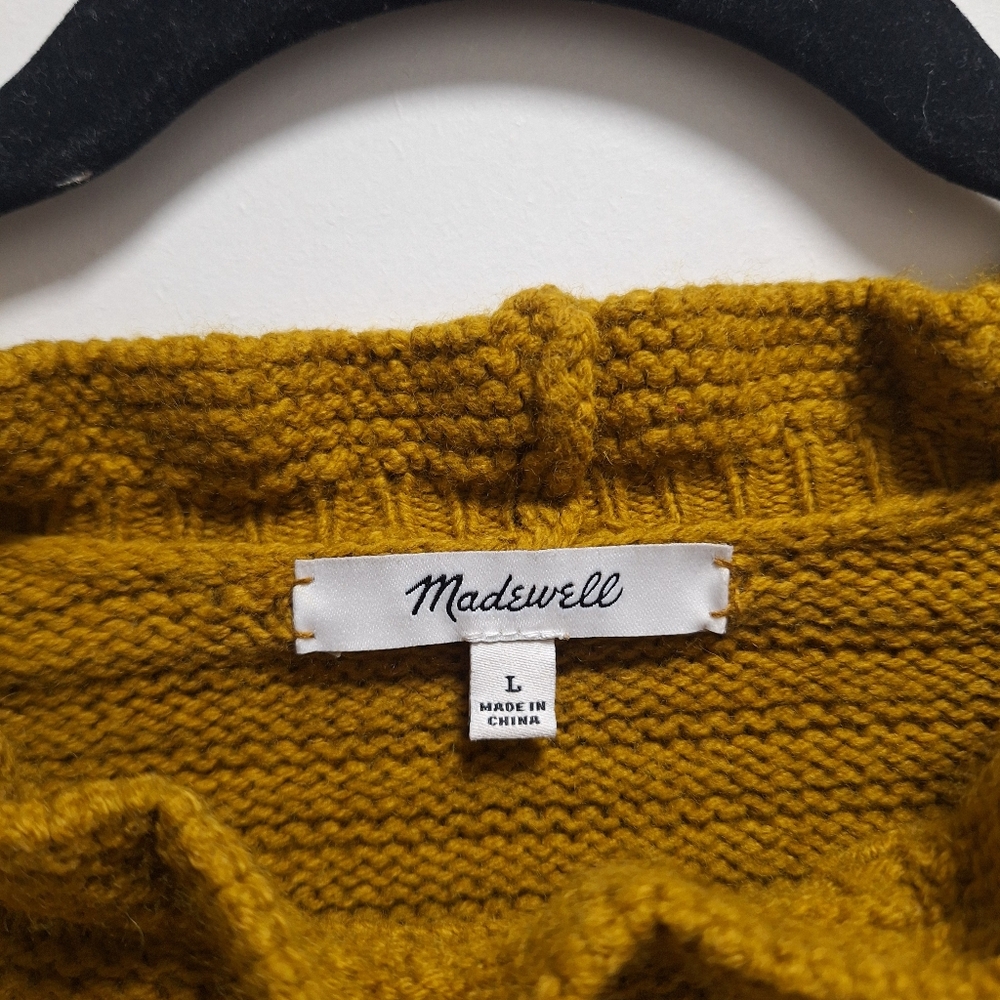 Madewell Mustard Cowl Neck Sweater - Picture 4 of 6